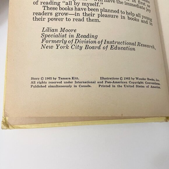 Vtg 1963 The Boy Who Fooled The Giant by Tamara Kitt Easy Reader - Picture 14 of 16